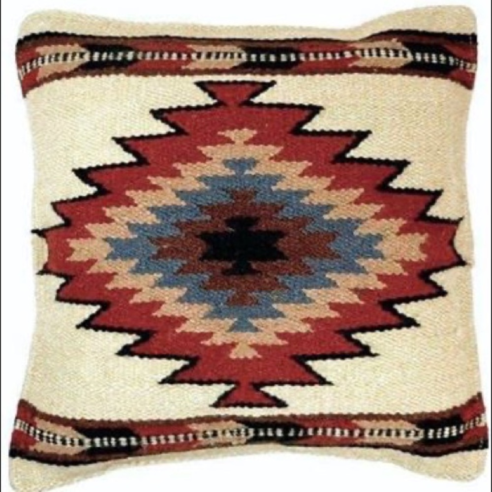 Wool Tapestry Pillow with Insert